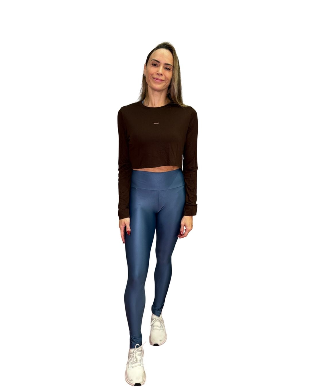 CAMISETA CRIS CROPPED ML - VISCOSE COM ELASTANO