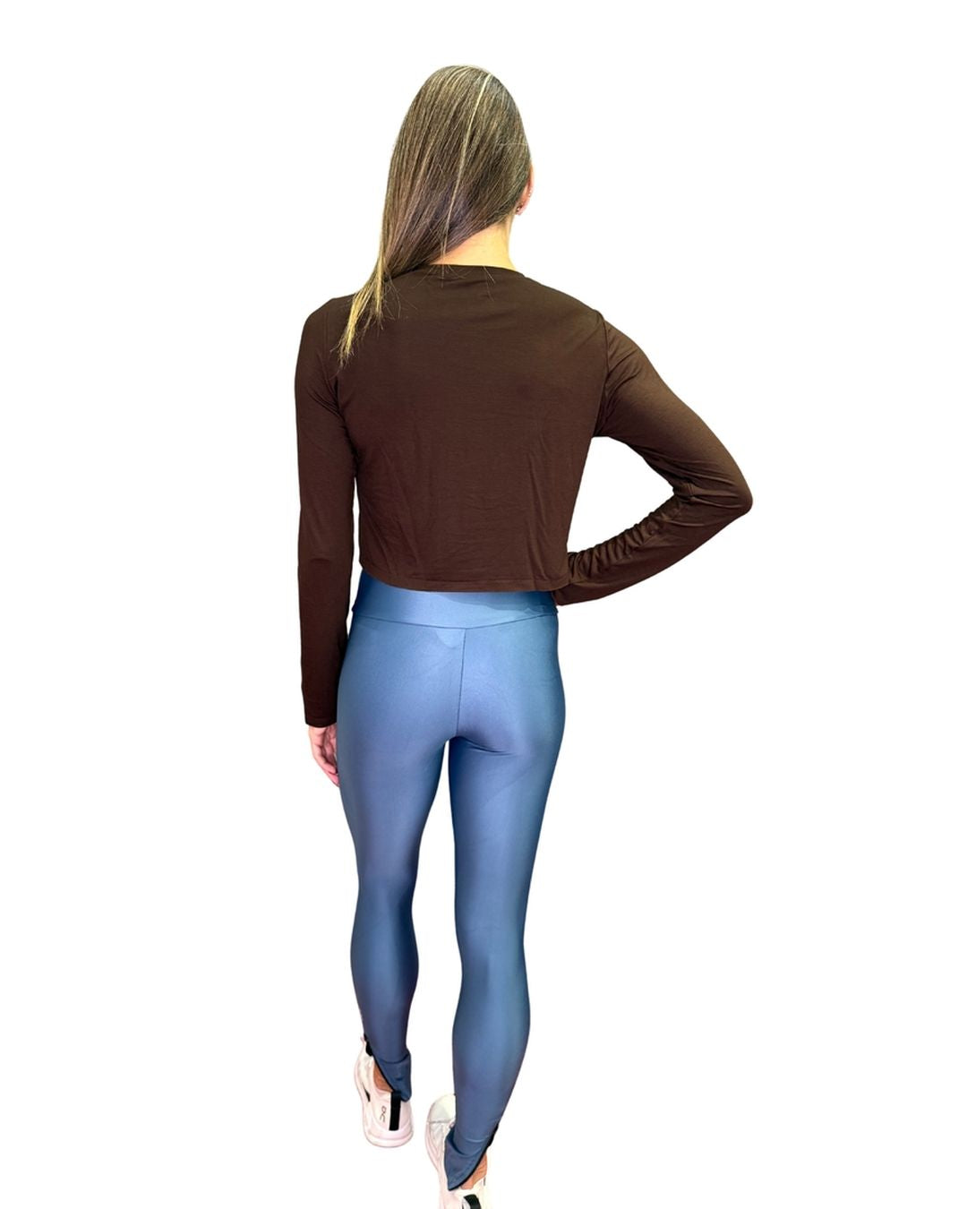 CAMISETA CRIS CROPPED ML - VISCOSE COM ELASTANO