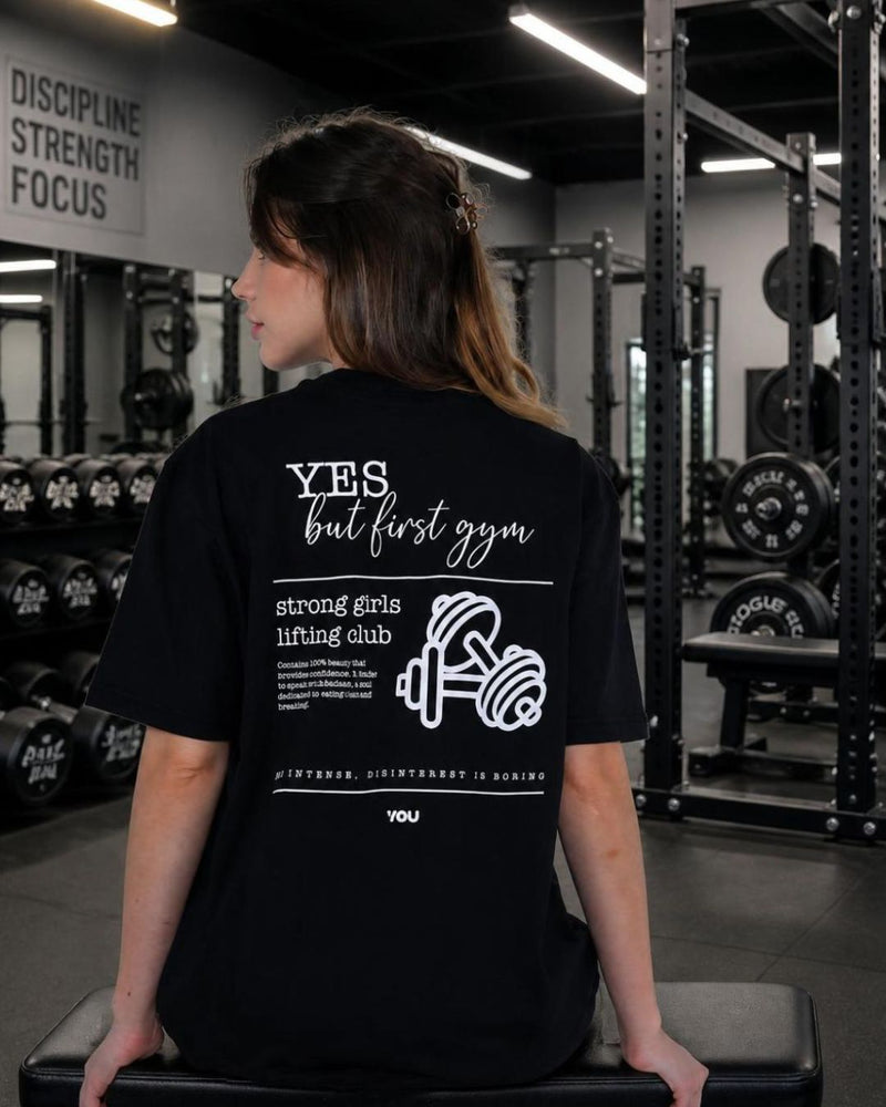 Camiseta Oversized Gym - Algodão