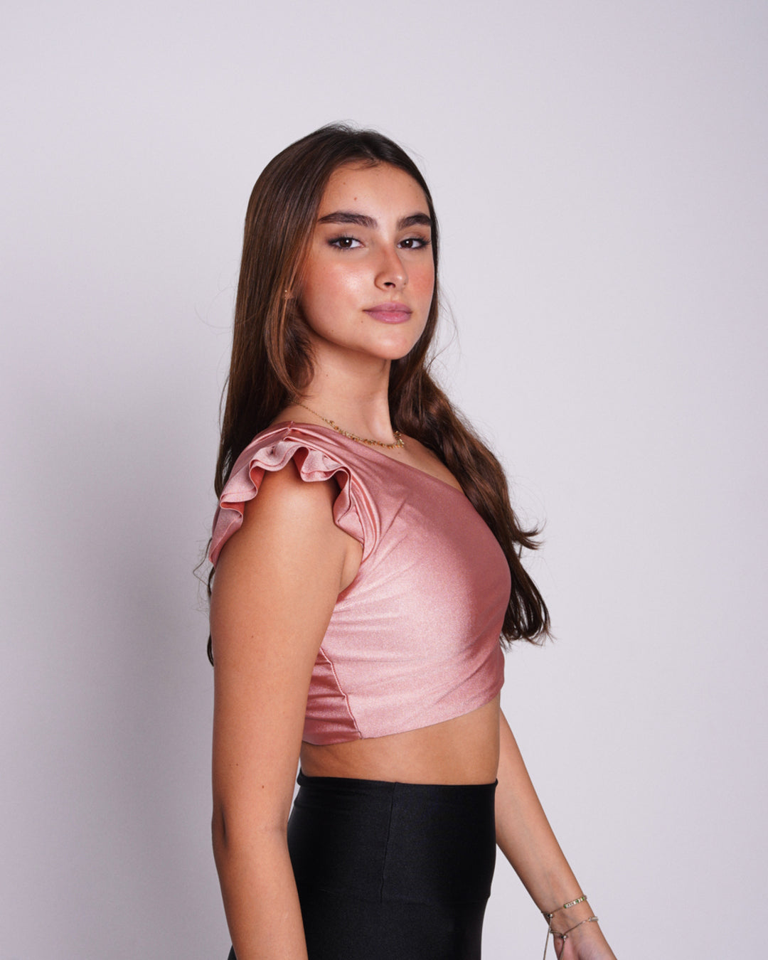 Top Charme Babado - Lycra