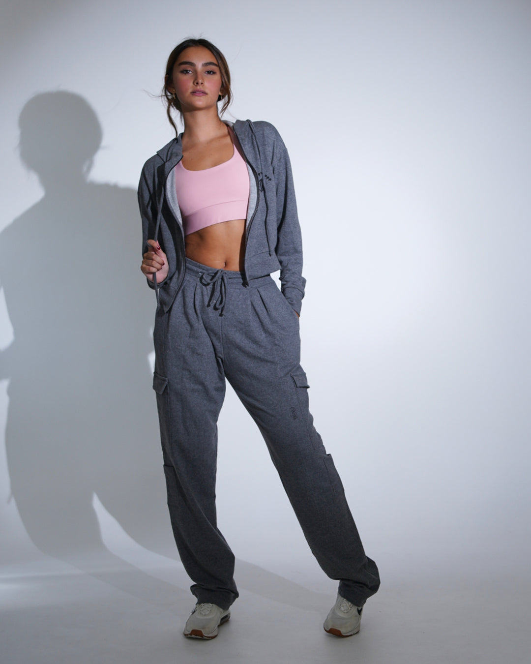 CALÇA ANINHA COM BOLSO - MOLETOM