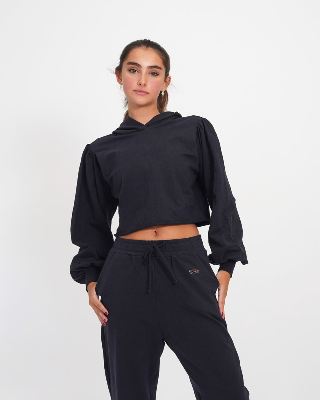BLUSA ANINHA CROPPED - MOLETOM