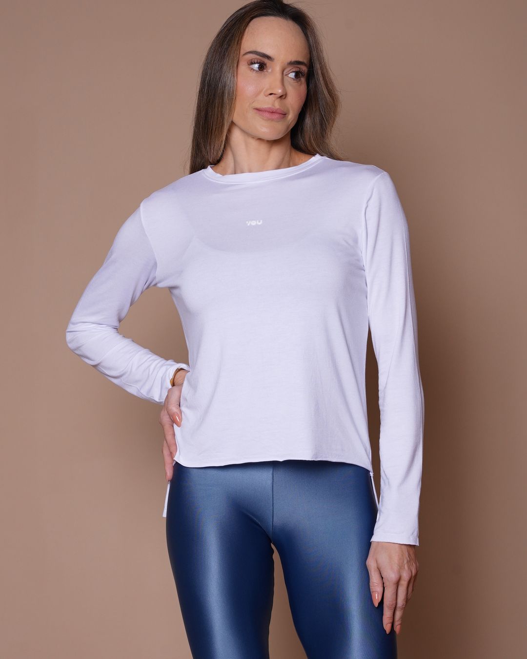 CAMISETA CRIS ML - VISCOSE COM ELASTANO
