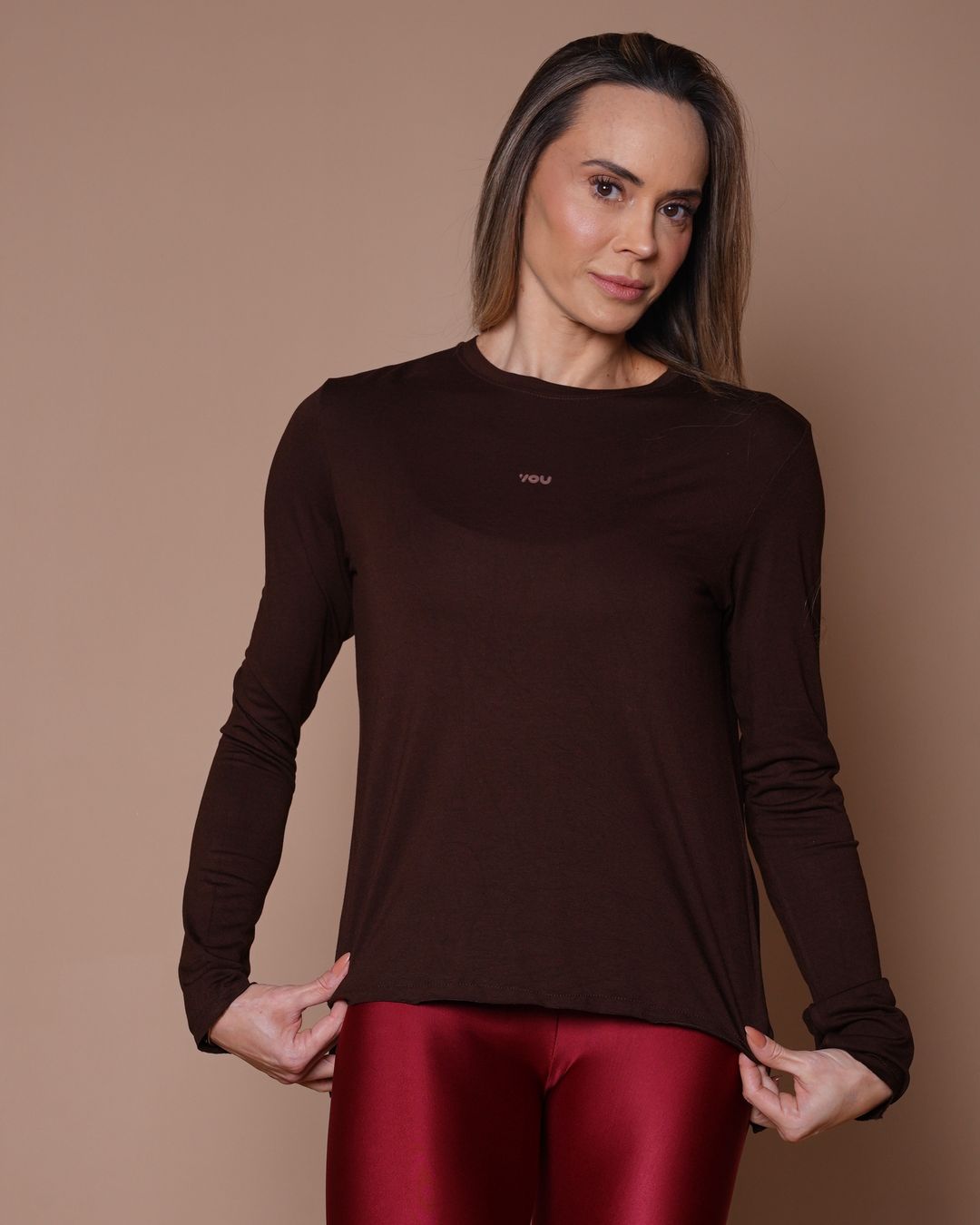 CAMISETA CRIS ML - VISCOSE COM ELASTANO
