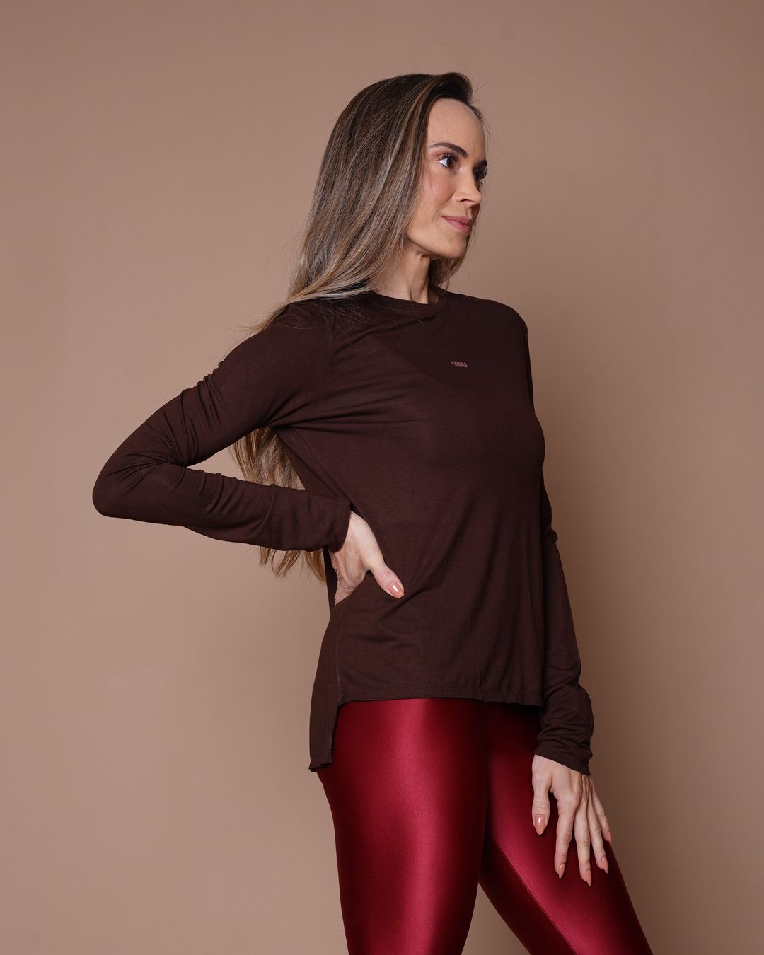 CAMISETA CRIS ML - VISCOSE COM ELASTANO