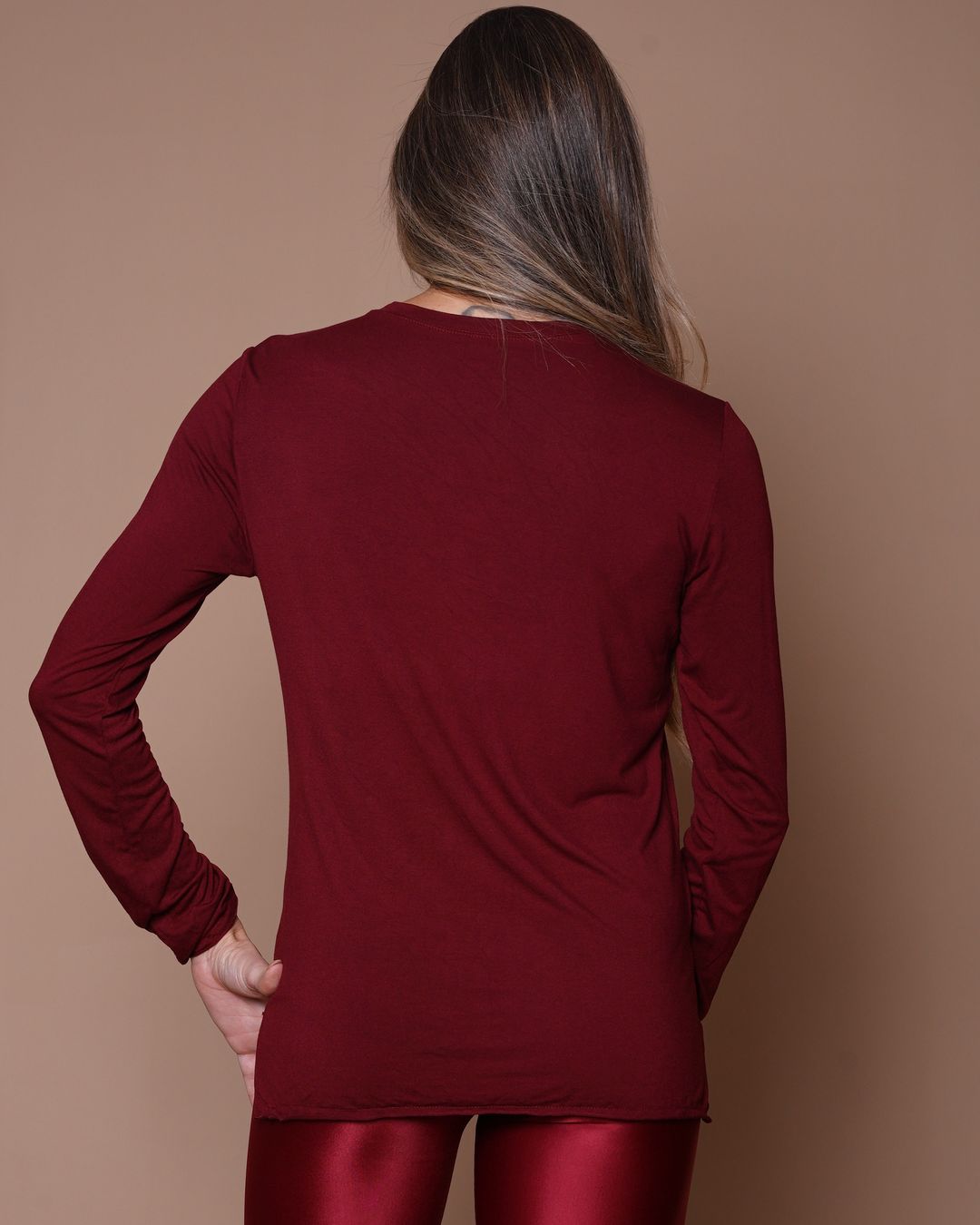 CAMISETA CRIS ML - VISCOSE COM ELASTANO