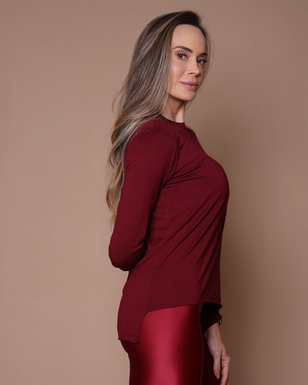 CAMISETA CRIS ML - VISCOSE COM ELASTANO