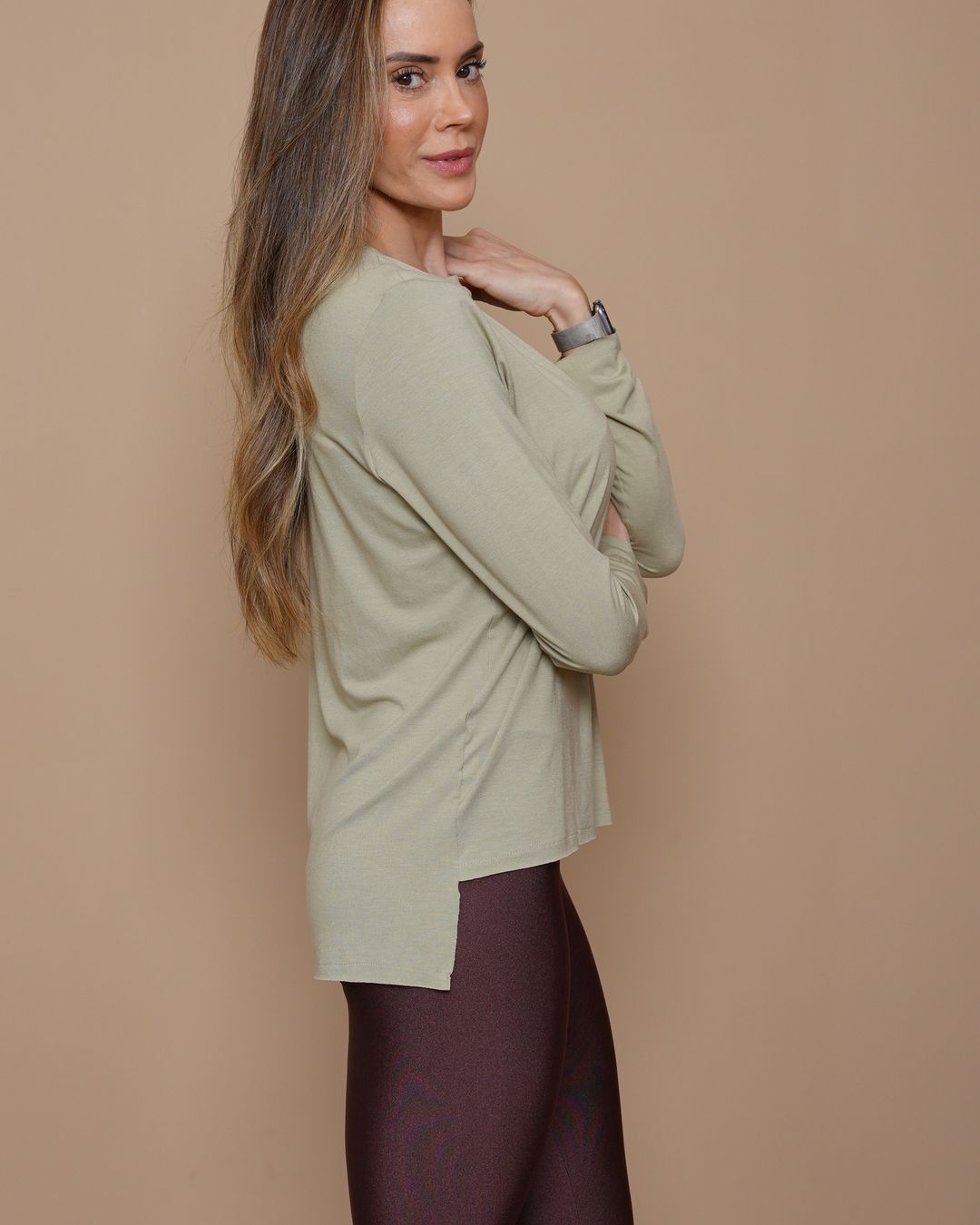 Camiseta Cris ML - Viscose com elastano