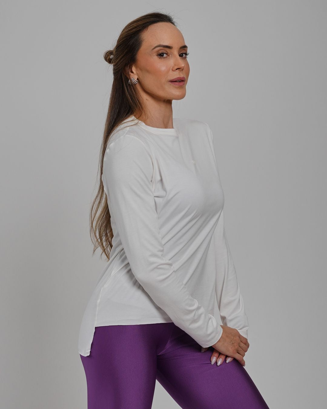 Camiseta Cris ML - Viscose com elastano