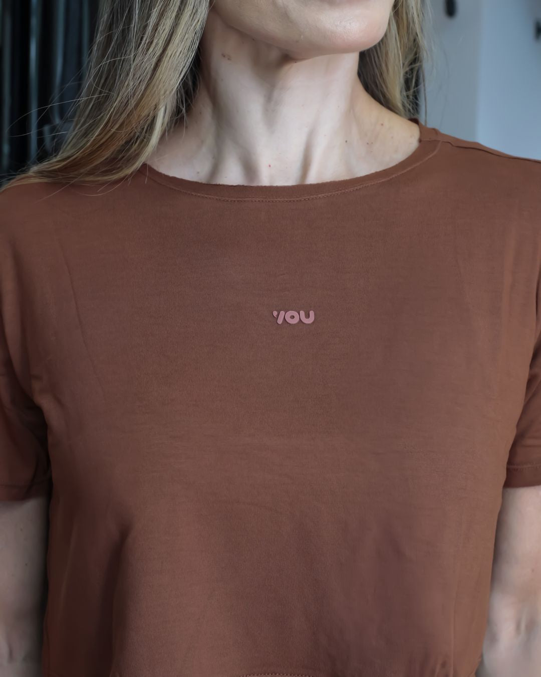 Camiseta Lita Cropped - Viscose com elastano