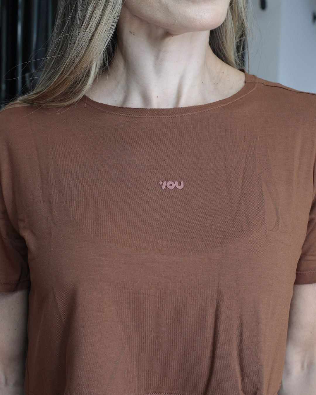 Camiseta Lita Cropped - Viscose com elastano