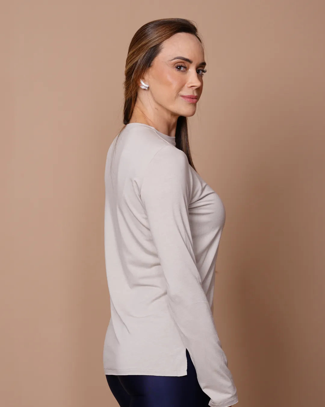 Camiseta Cris ML - Viscose com elastano