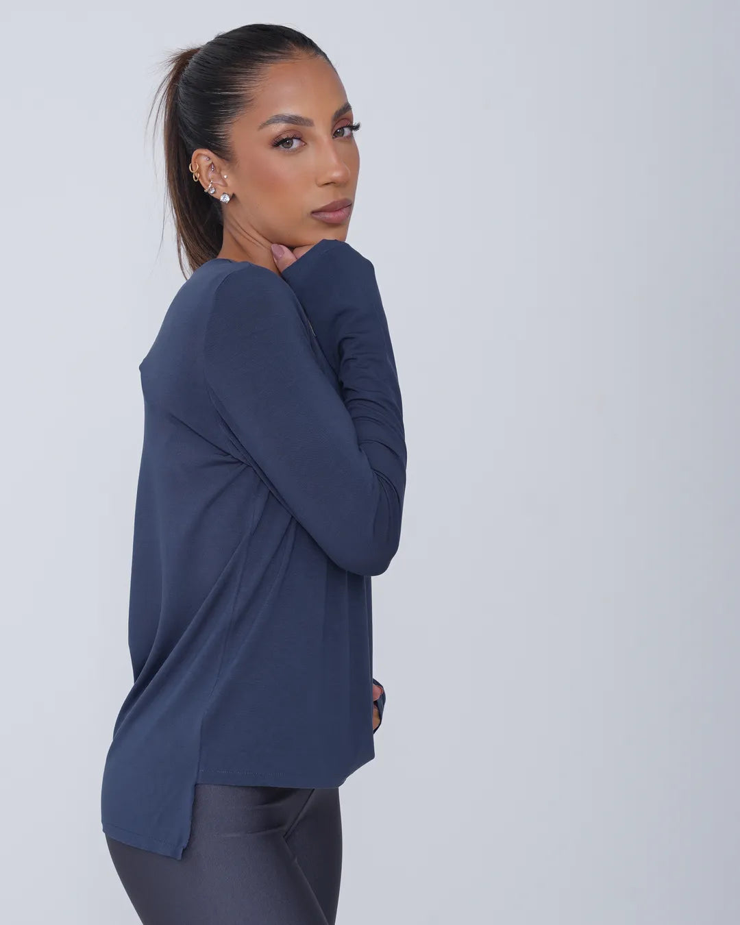 Camiseta Cris ML - Viscose com elastano