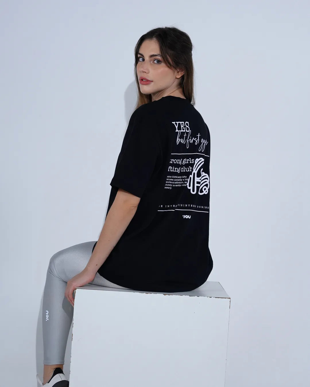 Camiseta Oversized Gym - Algodão