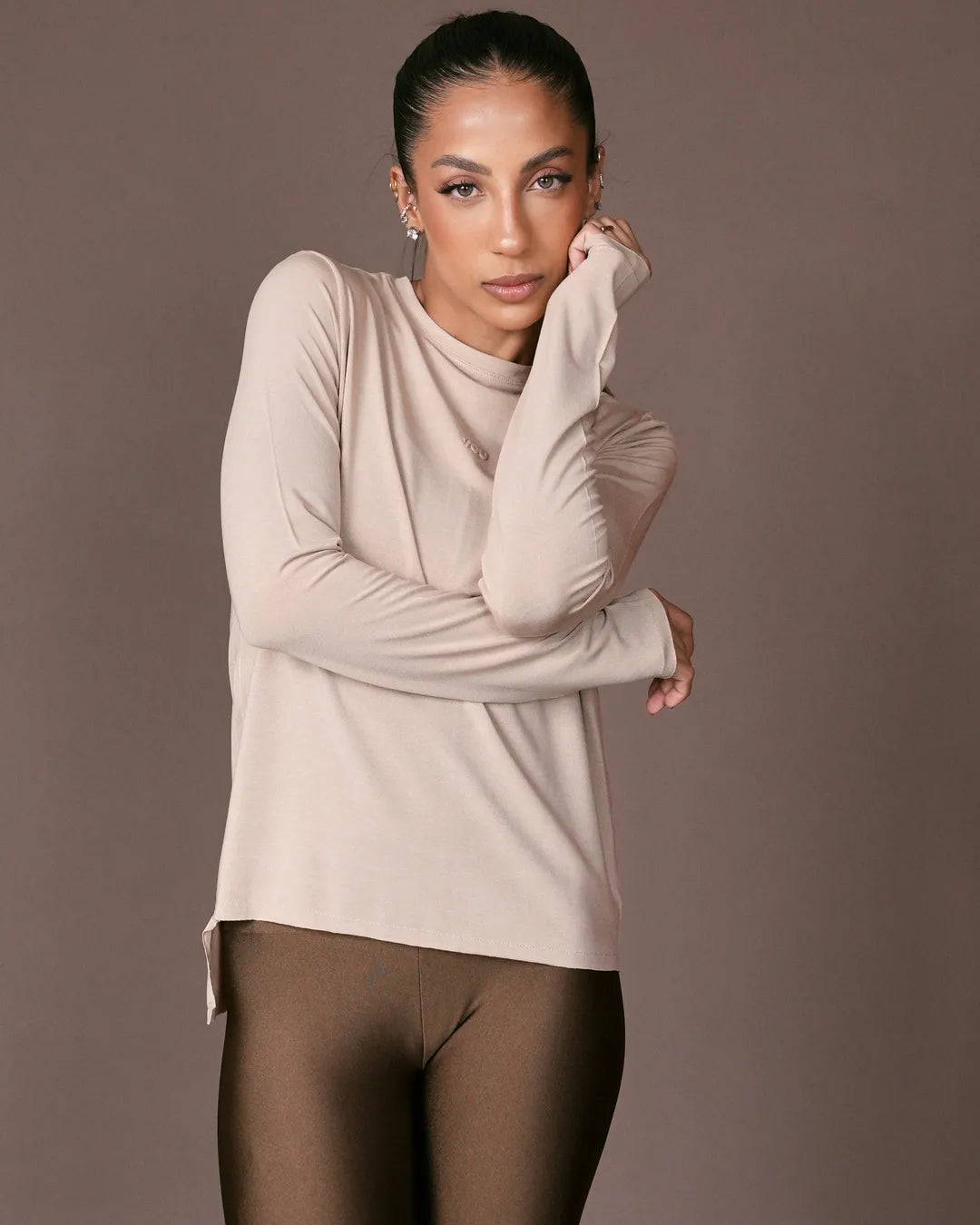 Camiseta Cris ML - Viscose com elastano